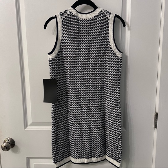 POMANDER PLACE Navy Stripe Bardot Dress - Picture 7 of 10